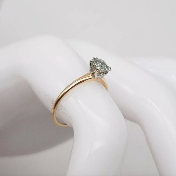 Tiffany & Co GIA Alexandrite Purple Blue Solid 18k Yellow Gold Ring - Picture 5 of 7